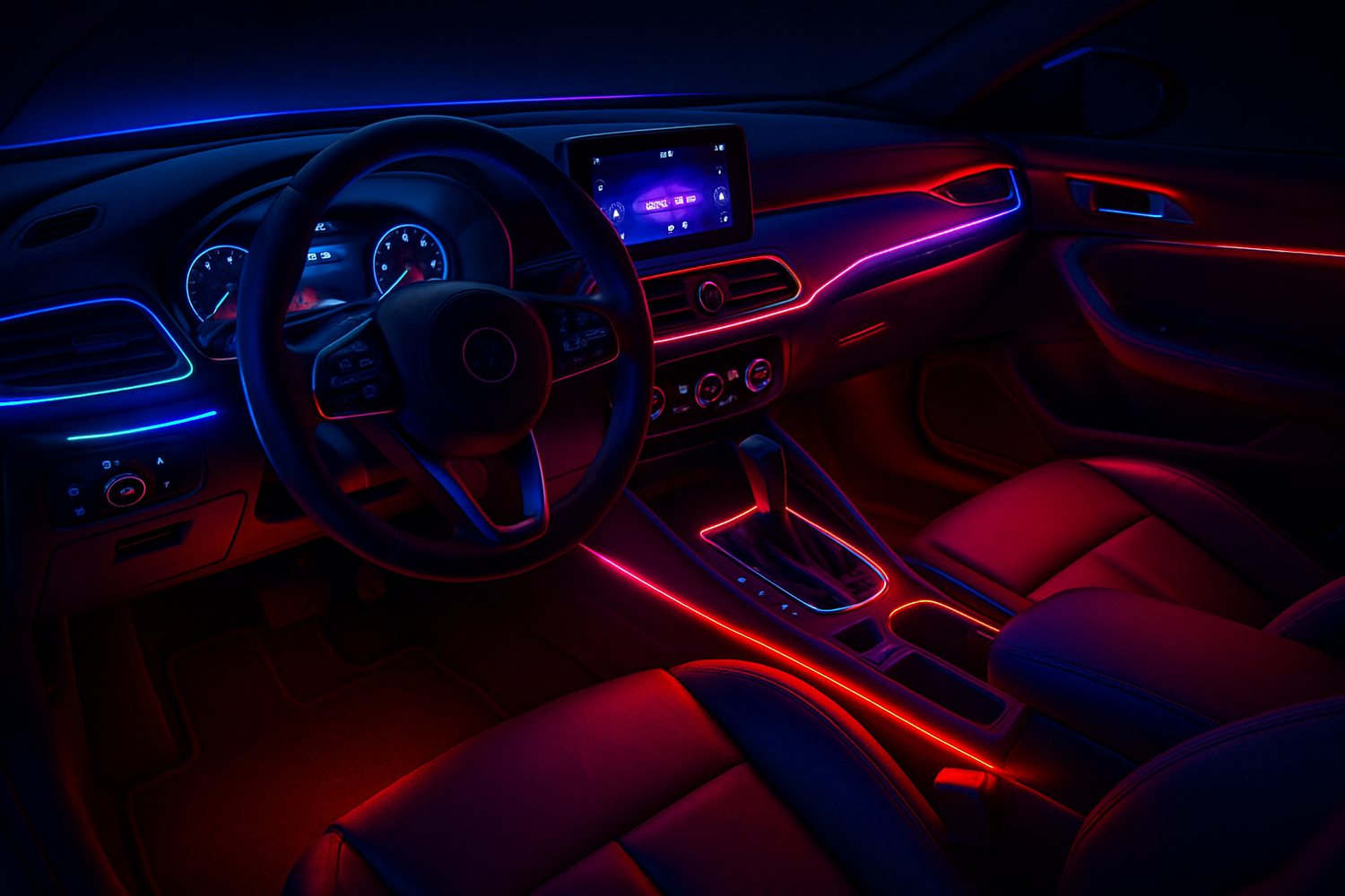 car interior led rgb lights